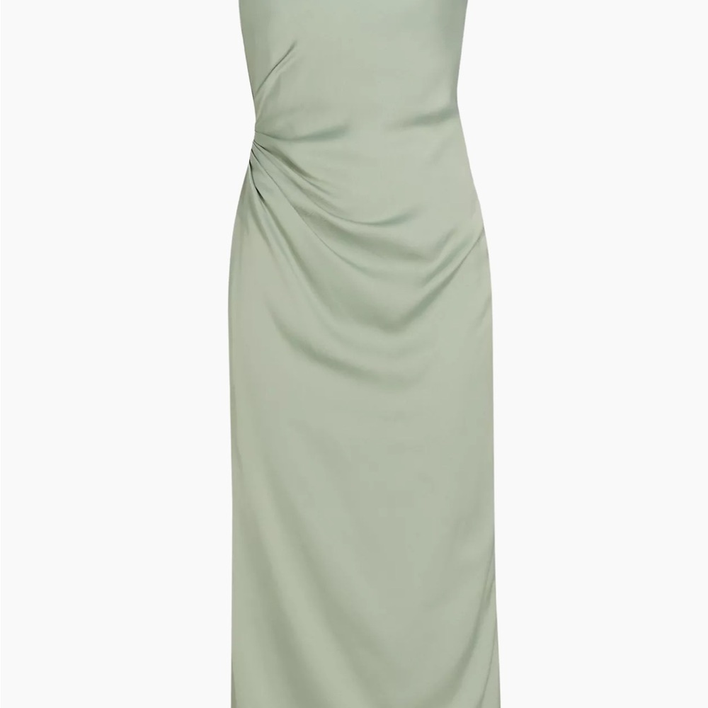 Elegant Green Sleeveless Dress
